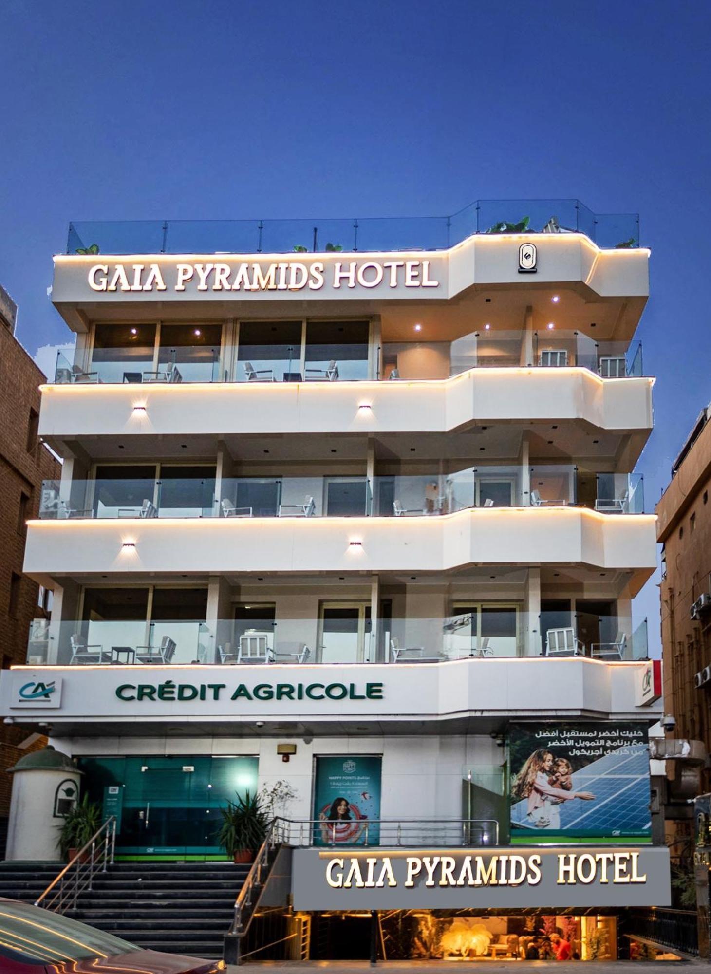 Gaia Pyramids Hotel Kafret el-Gabal Eksteriør bilde